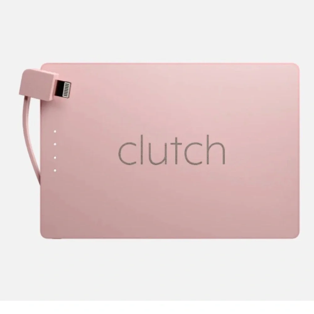 Clutch Portable Power Bank Charger in Pink